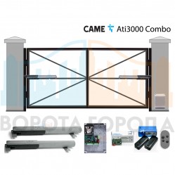 Ворота распашные 3500х2000 мм с автоматикой Came A3000 COMBO  