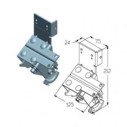 Alutech Кронштейн нижний RBI446L